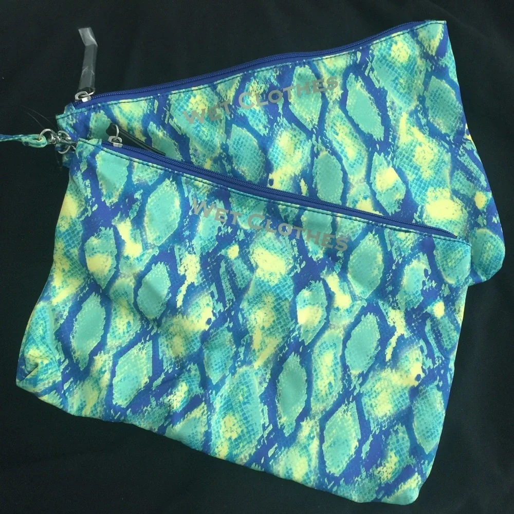 Juicy Couture Python Gym/Beach Bag 2 Wet Bags 🏖 - Picture 6 of 12